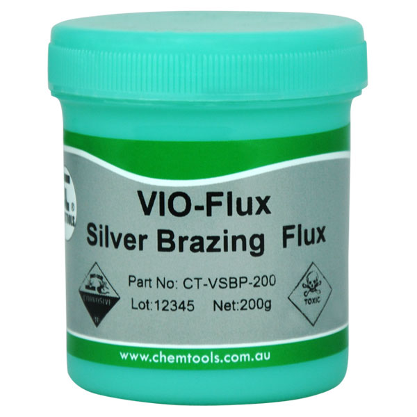 CHEMTOOLS VIO-FLUX SILVER BRAZING PASTE FLUX 200G